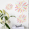 MAYJOYDIY US 1 Set Fireworks PET Hollow Out Drawing Painting Stencils DIY-MA0002-52B-7