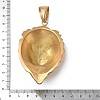 304 Stainless Steel Big Pendants STAS-F333-01G-3