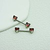 Alloy Micro Pave Cubic Zirconia Nipple Rings WG1BFA6-04-1