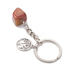 Natural & Synthetic Mixed Gemstone Keychains KEYC-JKC01167-5