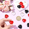 18Pcs 3 Colors Spray Painted Glass Pendants GLAA-YW0004-33-4