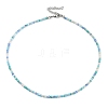 Bling Glass Beaded Necklace for Women NJEW-PH01492-02-1