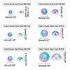 ABS Plastic & Acrylic Imitation Pearl Cabochons SACR-PH0006-06-2