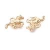 Brass Pendants X-KK-Q074-22G-2
