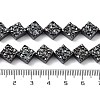 Synthetic Non-Magnetic Hematite Beads Strands G-H303-B15-4
