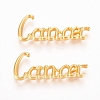 Golden Plated Alloy Cabochons PALLOY-WH0068-08G-2