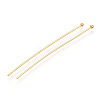 Brass Ball Head Pins KK-G331-10-0.8x50-4