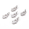 Non-Tarnish 304 Stainless Steel Pendants LS-STAS-Q201-T453S-3