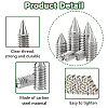420Pcs Plain Carbon Steel Screw FIND-HS0002-26P-4