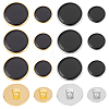 CCB Style Plastic Shank Buttons BUTT-OC0001-08-1