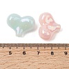 UV Plating Opaque Acrylic Beads OACR-G058-16B-3