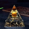 Natural Tiger Eye Orgone Stone Pyramid PW-WG8ED82-09-1