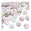 50Pcs Natural Shell Buttons BUTT-PH0001-71-6