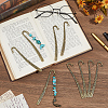 12Pcs Alloy Hair Sticks MRMJ-SC0001-66A-4