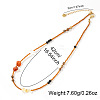 Natural Agate Bead Necklace for Women IO4742-5