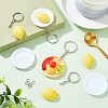 Olycraft DIY Imitation Omurice Keychain Making Kits DIY-OC0009-36-5