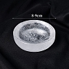 Natural Quartz Crystal Round Decorative Bowls PW-WG16F71-01-3