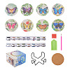 5D DIY Diamond Painting Cup Mat Kits DIY-TAC0021-09A-41