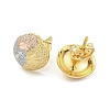 Brass Ear Studs EJEW-P261-14ML-2