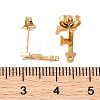 Ion Plating(IP) 304 Stainless Steel Stud Earrings FIND-Q103-01F-G-3