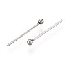 304 Stainless Steel Head Pins STAS-T065-15mm-20P-2