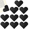 10Pcs PU Leather Heart Corner Protectors AJEW-CL0001-17C-1