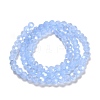 Electroplate Glass Beads Strands EGLA-A035-J4mm-A03-2