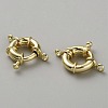 Brass Spring Ring Clasps KK-WH20010-003C-G-2