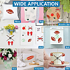 1 Set PET Hollow Out Drawing Painting Stencils DIY-MA0005-49B-5