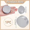 Flat Round Iron Block Jewelry Making Bench Tool Mini Forming Metalworking TOOL-WH0136-185D-2