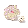 Flower Zinc Alloy Brooches JEWB-Z021-03C-3