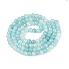 Baking Paint Crackle Glass Beads Strands GLAA-Q106-03A-15-2
