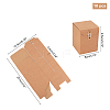 Kraft Paper Gift Box CON-WH0075-03B-2