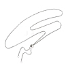Tarnish Resistant Stainless Steel Slider Necklace Making AJEW-JB00476-1