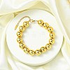 Plastic Beaded Link Bracelets for Women BJEW-G733-01G-2