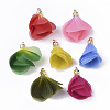 Organza Fabric Pendants X-FIND-T061-001-1