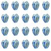 20Pcs Opaque Resin Flower Rose Beads RESI-YW0004-99C-1