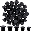 50Pcs 5 Styles Silicone Hole Plugs AJEW-GF0011-62A-1