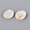 Natural Freshwater Shell Cabochons SHEL-S276-134A-01-1-2