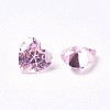 Cubic Zirconia Pointed Back Cabochons ZIRC-WH0001-C04-2