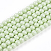 Baking Painted Pearlized Glass Pearl Bead Strands HY-N002-3mm-B02-2