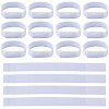 16Pcs Polyester & Nylon Elastic Straps with Hook and Loop Fastener AJEW-FH0007-61B-1
