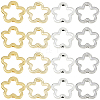 20Pcs 4 Colors Alloy Bead Frame FIND-SC0017-71-1