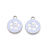 Rack Plating Alloy Enamel Pendants ENAM-N070-01F-02P-01-1