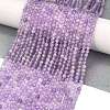 Natural Lavender Amethyst Beads Strands X-G-C127-A03-04-3