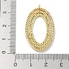 Rack Plating Brass Micro Pave Cubic Zirconia Pendants KK-L224-051G-3