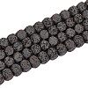 Olycraft 2 Strands Natural Lava Rock Beads Strands G-OC0004-76-1