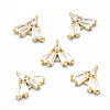 Eco-Friendly Brass Charms KK-P155-27-NR-2