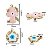 22Pcs 11 Styles Alloy Enamel Pendants sgENAM-SZ0001-39LG-2