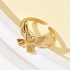 304 Stainless Steel Cuff Rings RJEW-P150-10G-3